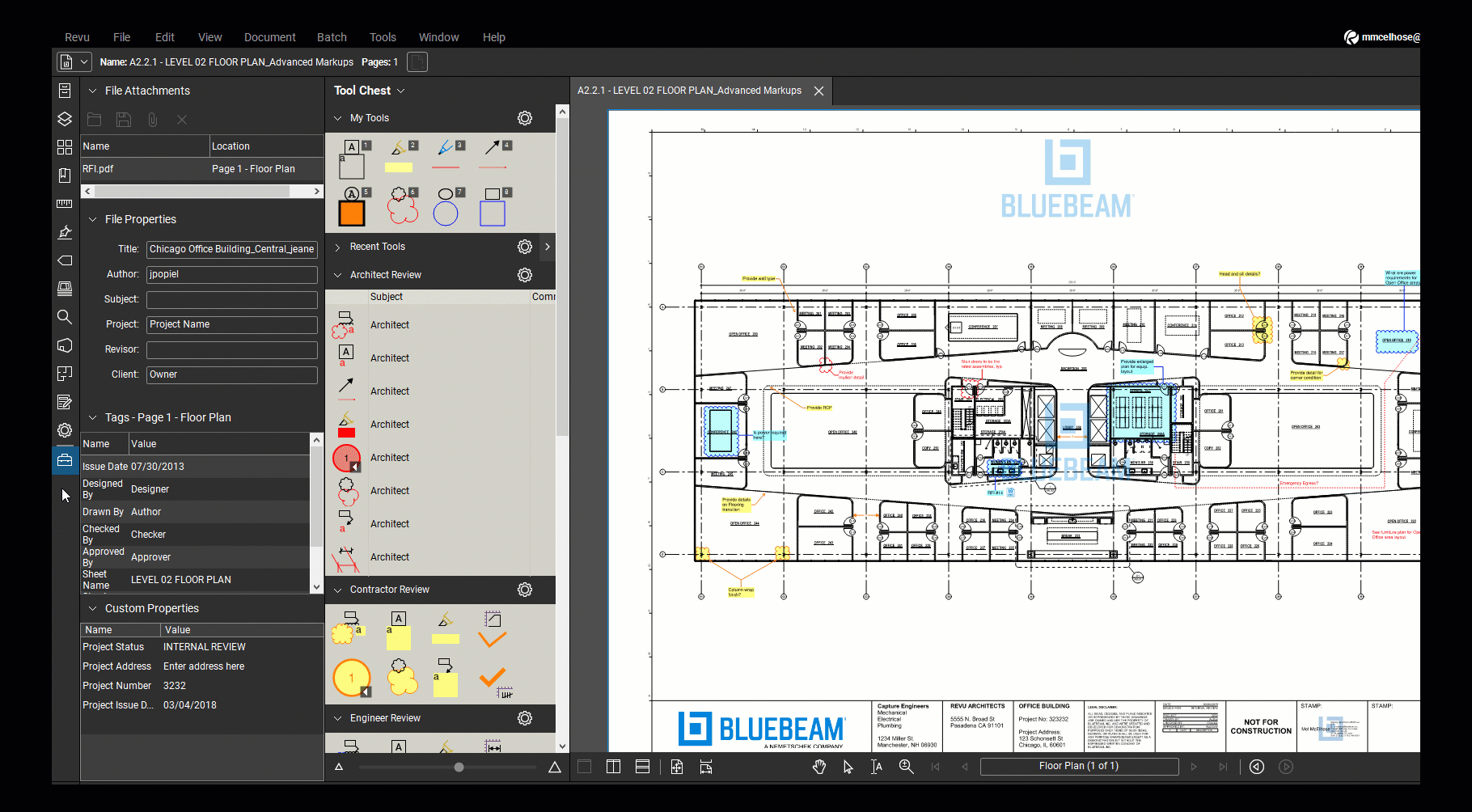 Bluebeam Revu 21 Interface